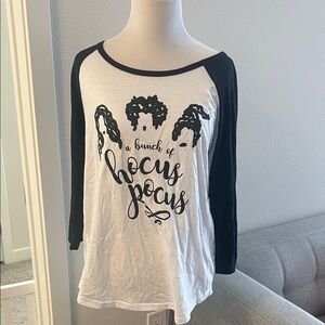 Black and White “Hocus Pocus” Women's Top